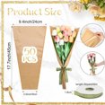 thumbnail image 3 of Bolsa de Envolta de Flores, Mangas de Embalaje Floral Opp Opp Papel Kraft para Graduació, 3 of 7