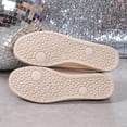 thumbnail image 5 of Women Rhinestone Loafers, Slip-On Flat Shoes, Sparkle Casual Dress Flats, 5 of 7