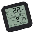 thumbnail image 1 of Término higrómetro temporizador Medidor de temperatura y Humedada de Doble Cara de Alta Precisión Con Pantalla Tálil Lcd Retroiluminada Higrómetro Termómetro de, 1 of 7