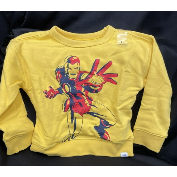 Baby Gap French Terry Iron Man Sweatshirt 2 Years