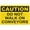 Warning Sign 3, variant on Metal Sign, Caution Sign, OPEN DOOR SLOWLY, for office, enterprise, safety signs, equipment Warning signs, etc 8 x 12 Inch