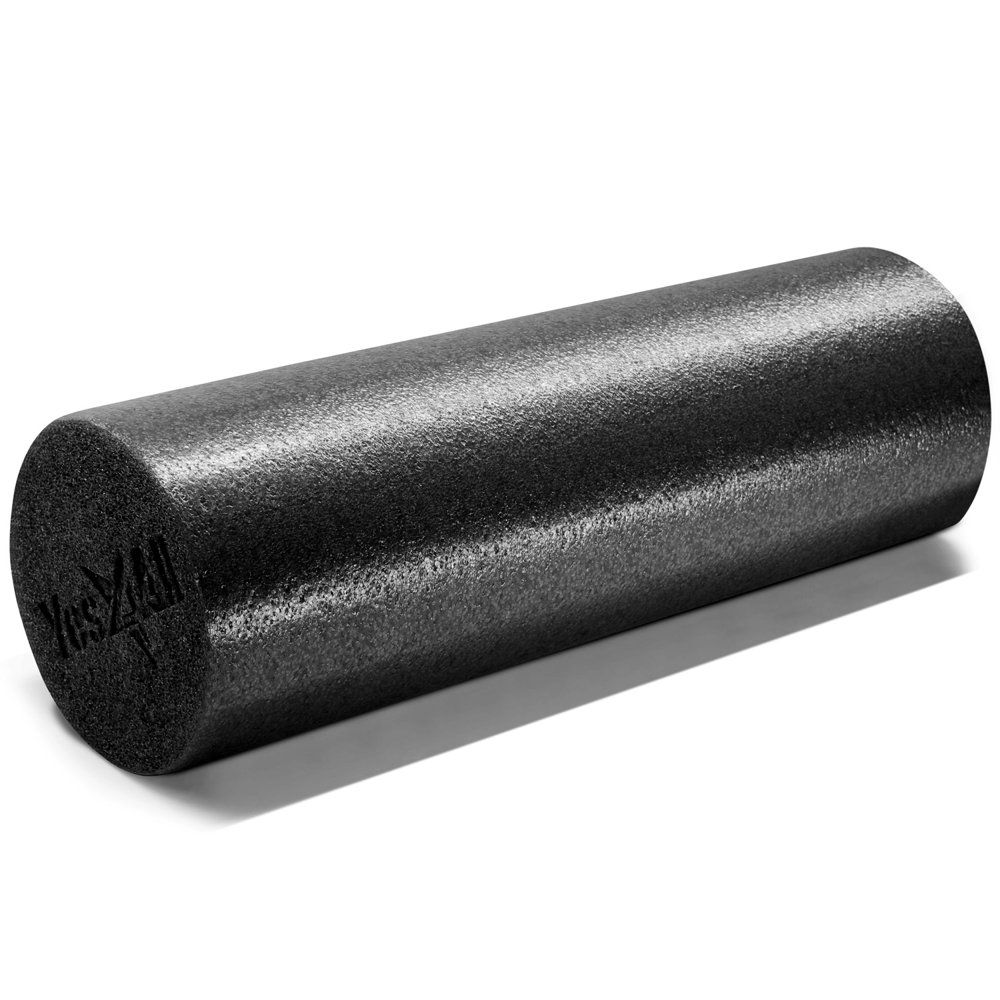 Yes4All 18 inch Foam Roller Exercise Foam Roller (Black)