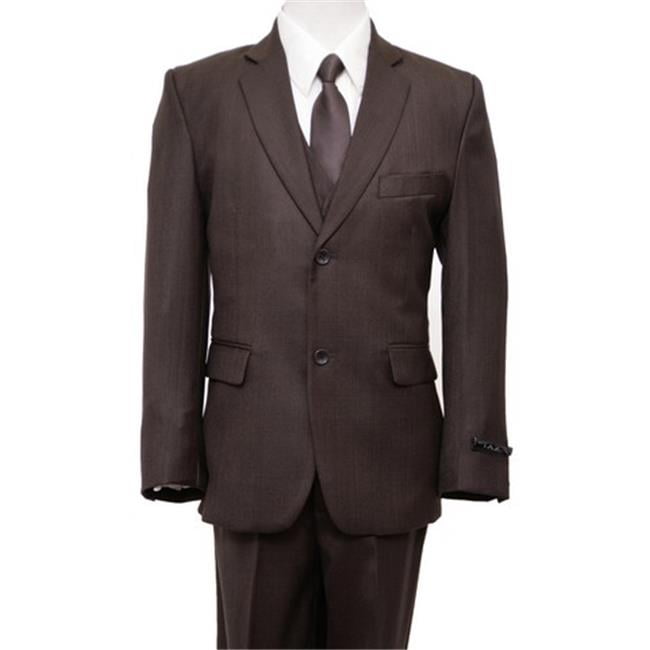 Mens Suits 2 Button Front Closure Interior Pick Stitching Boys Suits