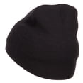 thumbnail image 2 of Sailboat Wave Embroidered Short Beanie - Black OSFM, 2 of 5