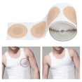 thumbnail image 1 of Men  Cover, Men  Sticker Patch 50 Pairs 4.5cm Disposable  for Running Skin Color,White, 1 of 7