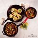 thumbnail image 5 of Juego de sartenes de hierro fundido Cuisinel 8 + 10 + 12 pulgadas previamente sazonadas, 5 of 6
