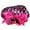 Hearts & Rose, variant on Wrapables® Stylish Satin Shower Cap - Hearts & Rose