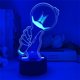thumbnail image 2 of Luz nocturna LED 3D Kpops que cambia de color para niños con control remoto, 2 of 4