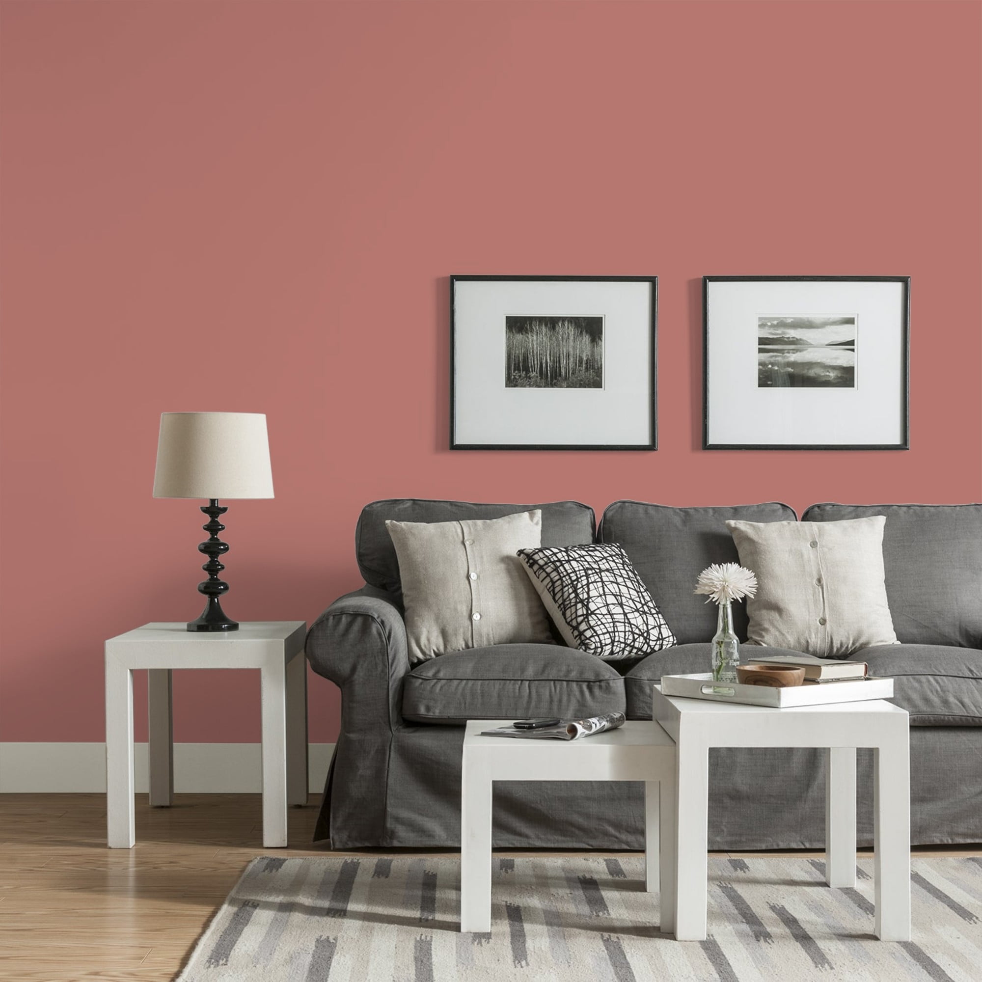 Glidden HEP Earth Rose / Red, Eggshell Interior Paint with Primer, 1 Quart