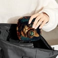 thumbnail image 6 of Cat Sanitary Napkin Bag Travel Pouch Large Makeup Pouch, Period Pouch Organizer for Sanitary Napkin Storage, Velvet, Sponge, Oxford Cloth, 4.7x6.6x6.6 in, 6 of 6
