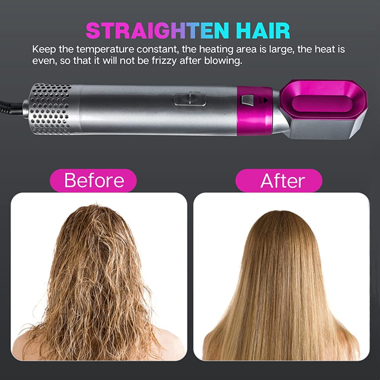 Magic Twist: Affordable 5-in-1 Hair Styler - Curl, Straighten, Dry –  lupeandsabra