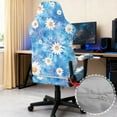 thumbnail image 4 of Xoenoiee Boho Mandala Daisy Flower Print Stretch Gaming Chair Cover with Armrest Cover, Soft Computer Chair Cover Dust Protection Rotating Desk Chair Protector Cover for Office Computer Racing Seat, 4 of 7