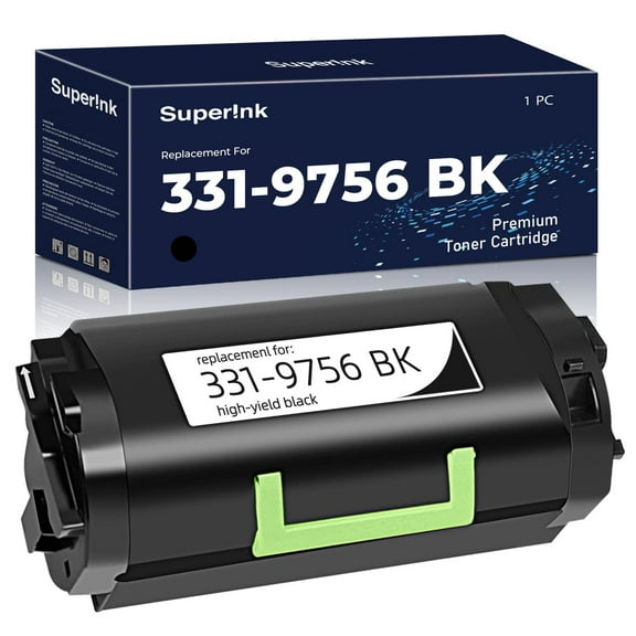 Compatible Dell 331-9756 Black Toner Cartridge for Dell B5460 / B5465 High Yield By Superink