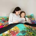 thumbnail image 5 of Homewish Boys Girls Jungle Safari Leopard Bedding Comforter Set 2pcs,Abstract Art Twin Comforter Sets Microfiber,Exotic Style Breathable Bedding Set,Breathable Home Decor,Reversible, 5 of 8