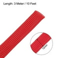 thumbnail image 2 of PET Expandable Cord Protector, 10Ft-12mm Wire Loom Cable Sleeve and Organizer Red, 2 of 4