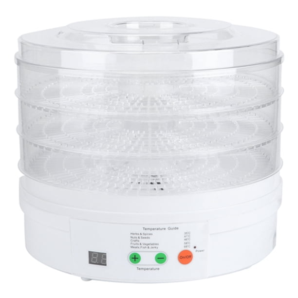 Deshidratador de alimentos Jadeshay eléctrico inteligente de 3 capas