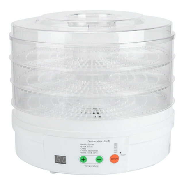 Deshidratador de alimentos Jadeshay eléctrico inteligente de 3 capas