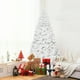 thumbnail image 2 of Costway Árbol de Navidad 2,4m Base Metálica PVC Abeto Artificial Blanco, 2 of 7