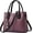 C Purple Black, variant on Purses and Handbags for Women Shoulder Tote Bags Top Handle Satchel