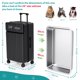 thumbnail image 3 of Caja de arena para gatos IKITCHEN de acero inoxidable, grande, 60 x 40 x 10 cm, 3 of 8
