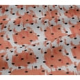 thumbnail image 6 of oneOone Viscose Jersey Dark Peach Fabric Polka Sewing Fabric By The Yard Printed Diy Clothing Sewing Supplies 60 Inch Wide, 6 of 7