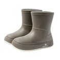 thumbnail image 4 of HAOTAGS Rain Boots for Women, Casual Waterproof Rainy Day Wear Shoes Gray 8, 4 of 4