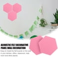 thumbnail image 4 of Weiweiguan 12 Pcs Tableau de Messages Feutre Hexagone Tableau Mural Autocollant Tableau Mémo Mural, 4 of 7