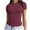 Wine-02, variant on Mittory Women's Casual Basic Going Out Crop Tops Slim Fit Short Sleeve Crew Neck Tight T Shirts