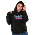 thumbnail image 4 of Oh Hell No Rapper Singer Hip-Hop Unisex Plus Fleece Graphic Hoodie Brisco Brands 2X, 4 of 5