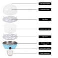 thumbnail image 7 of Wrea Egg Cooker Electric with Automatic Shut off 14 Capacity, Rapid Hard Boiled Egg Cooker Microwave, Blue, 7 of 7
