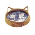 thumbnail image 5 of Fzaqwen Cat Bed Basket Cat Lounge Nest Pet Supplies Dog Bed Wear Resistant Pet House Cat M 38x38x13cm, 5 of 9