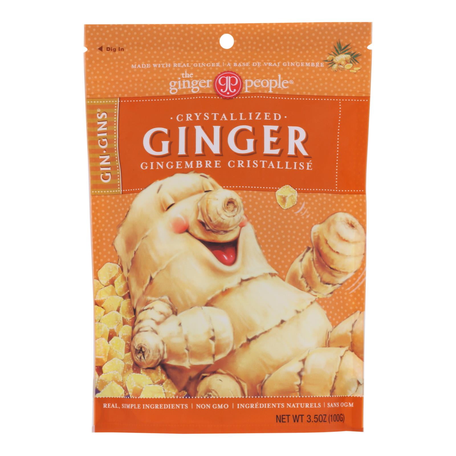 The Ginger People Crystallized Ginger Hard Candy 35 Oz Pack Of 12