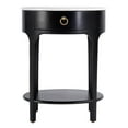 thumbnail image 5 of Butler Specialty Company Ellen 18.25 in. W Oval Marble Top Nightstand - Black, 5 of 10