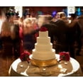 thumbnail image 2 of Belmont 18 Inch Matte Gold Round Wedding Cake Stand Plateau-, 2 of 2