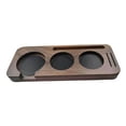 thumbnail image 3 of Espresso Tamper Stand, Coffee Tamper Holder, 3 Hole Anti Slip Storage, Multipurpose Portafilters Tamper Distributor Holder for Cafe, Kitchen 58mm walnut, 3 of 9