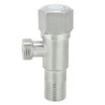 thumbnail image 2 of Angle Valve, Stainless Steel Sturdy Durable Faucet Angle Valve, For Toilet Bathroom Hotel Kitchen, 2 of 8