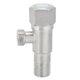 thumbnail image 1 of Válvula De ángulo, Válvula De ángulo De Grifo, Válvula De ángulo Cepillado De Rosca G1/2in Para Baño De Baño De Cocina De Hotel Mgaxyff Angle Valve, 1 of 8