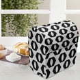 thumbnail image 3 of Black and White Stand Mixer Cover, Abstract Hexagons Concentric Mosaic Grid Forms Geometric Art Deco, Kitchen Appliance Organizer Bag Cover with Pockets, 5 Quarts, Charcoal Grey, by Ambesonne, 3 of 4