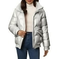 thumbnail image 2 of Pyhlmscde Women's Casual Mid Waisted Thick Warm Cotton Down Jacket, Winter Coats for Women, Puffer Jacket Womens, Winter Clothing for Women, 2 of 4