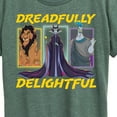 thumbnail image 3 of Disney Villains - Dreadlfully Delightful Scar Maleficent Hades - Women's Short Sleeve Graphic T-Shirt, 3 of 6