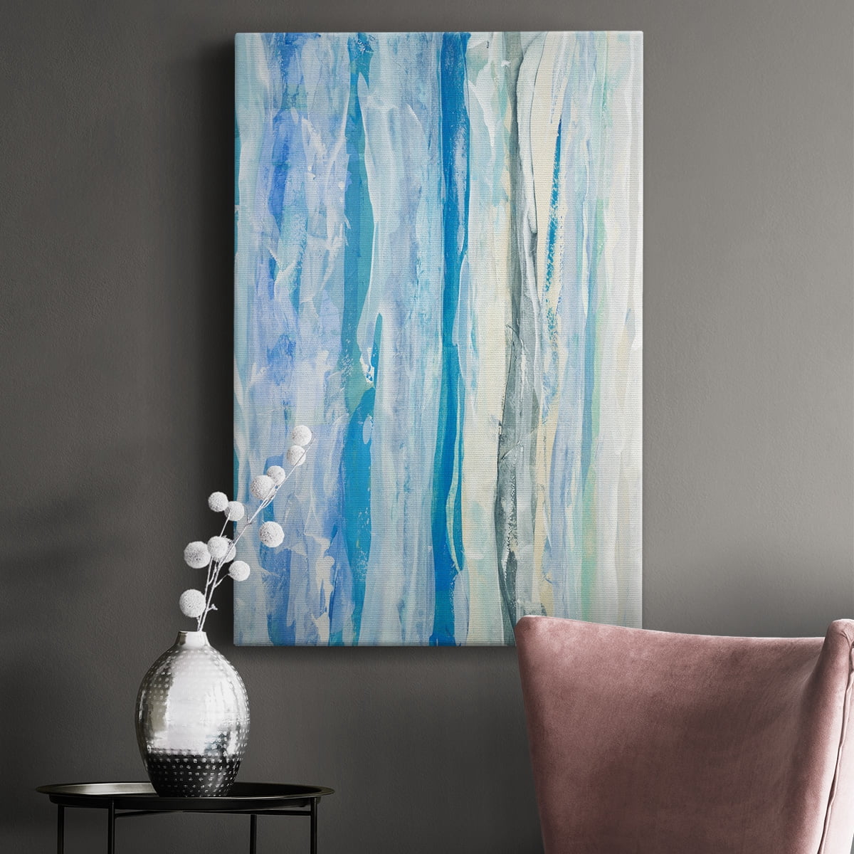 Swimming Ashore Premium Gallery Wrapped Canvas - Ready to Hang