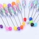 thumbnail image 2 of 13Pcs Plastic Beadable Pen Bead Pen Bulk Shaft Ink Ballpoint Pens DIY Pens for DIY Making Gift Office Supplies, 2 of 5