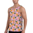 thumbnail image 2 of Picia Fruit Printed Men’s Performance Tank, Men's Workout Tank Top Moisture-Wicking Tank Top Muscle tee, Breathable Workout Shirt-Large, 2 of 7