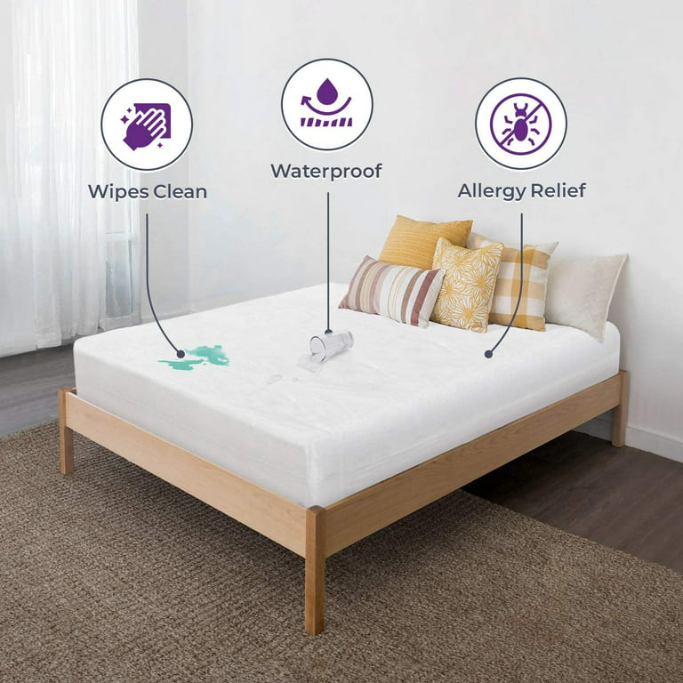 The Bedbug Solution Elite Zippered up to 9 Inch Deep, KING 78x80-9  MATTRESS and BOX Spring Cover, Waterproof, Each