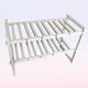 thumbnail image 4 of Two layers Plastic Cutlery Sink Drain Rack Telescopic Stainless Steel Dish Drain Tray Holder White Retractable Rack Shelf for Kitchen, 4 of 4