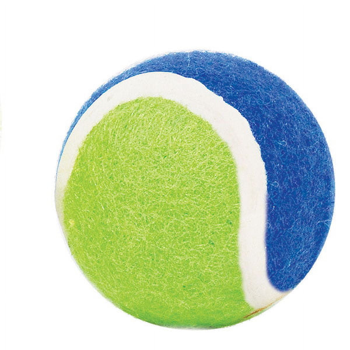 Mini Dog Tennis Balls 1.5 inch Extra Durable Colorful Small Toys Colors Vary (10 Balls)