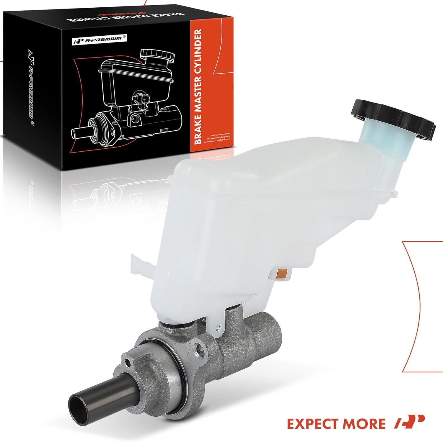 A-Premium Brake Master Cylinder Compatible with Kia, Dodge and Hyundai Vehicles - Forte 2014-2018, Journey 2013/2015-2017, Veloster 2012-2017, Forte Koup 2013-2017, Forte5 2013-2018 - # 58510A7200