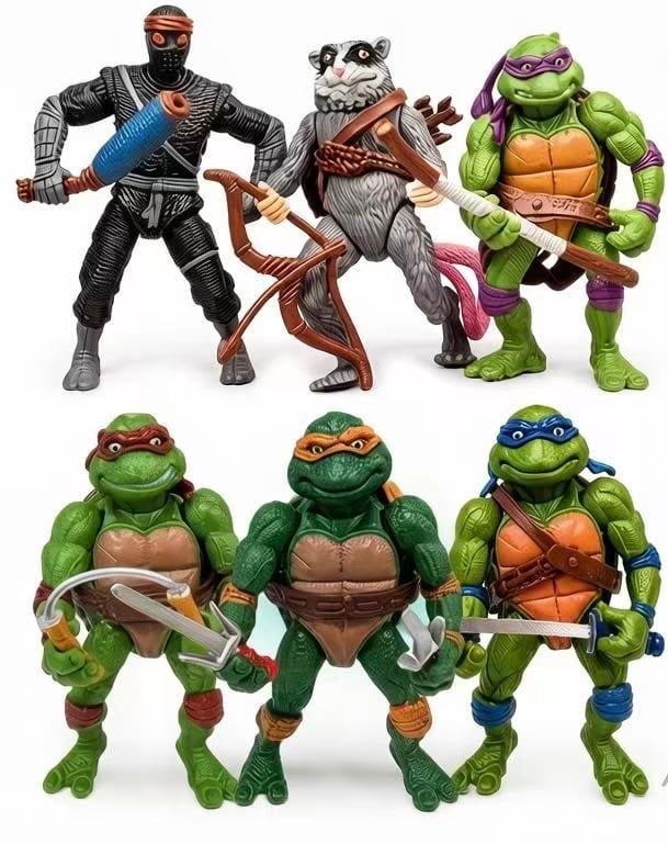 Playmates Teenage Mutant Ninja Turtles Action Figures Pack, 4-12