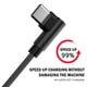 thumbnail image 5 of Cable USB C trenzado de nailon - Ángulo de 90°, carga rápida de 6 A y duradero - Cable de datos para teléfonos/tablets, 5 of 8