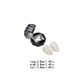 thumbnail image 5 of Vogacara 12 Uds de vampiro Día de Todos los accesorios de diente falso adornos accesorio de mascarada suministros para el hogar regalos cuidado de los oídos caja de 15 mm Vogacara CE011457-06B, 5 of 6
